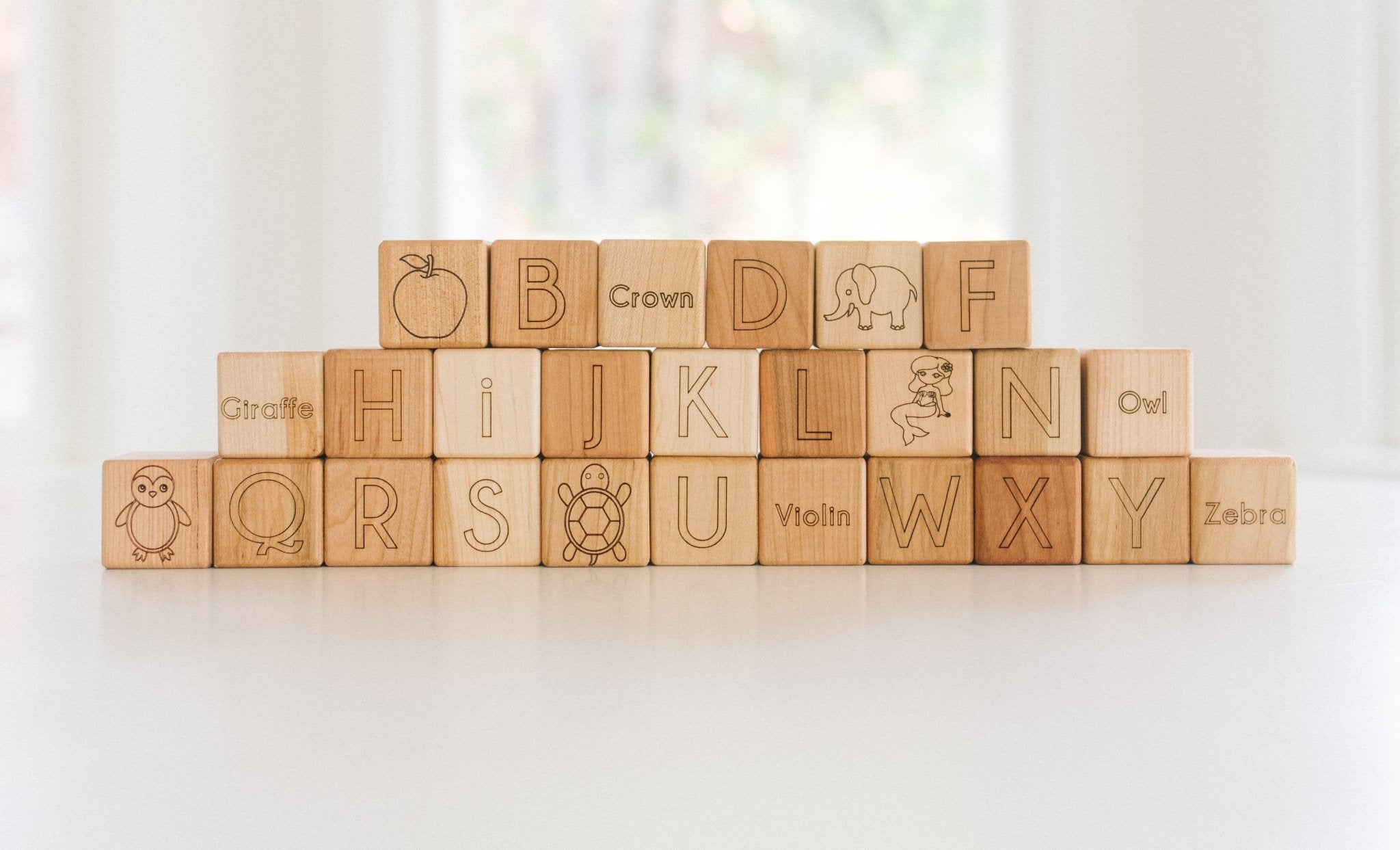 4 - sided Picture ABC Blocks - Bannor-toys
