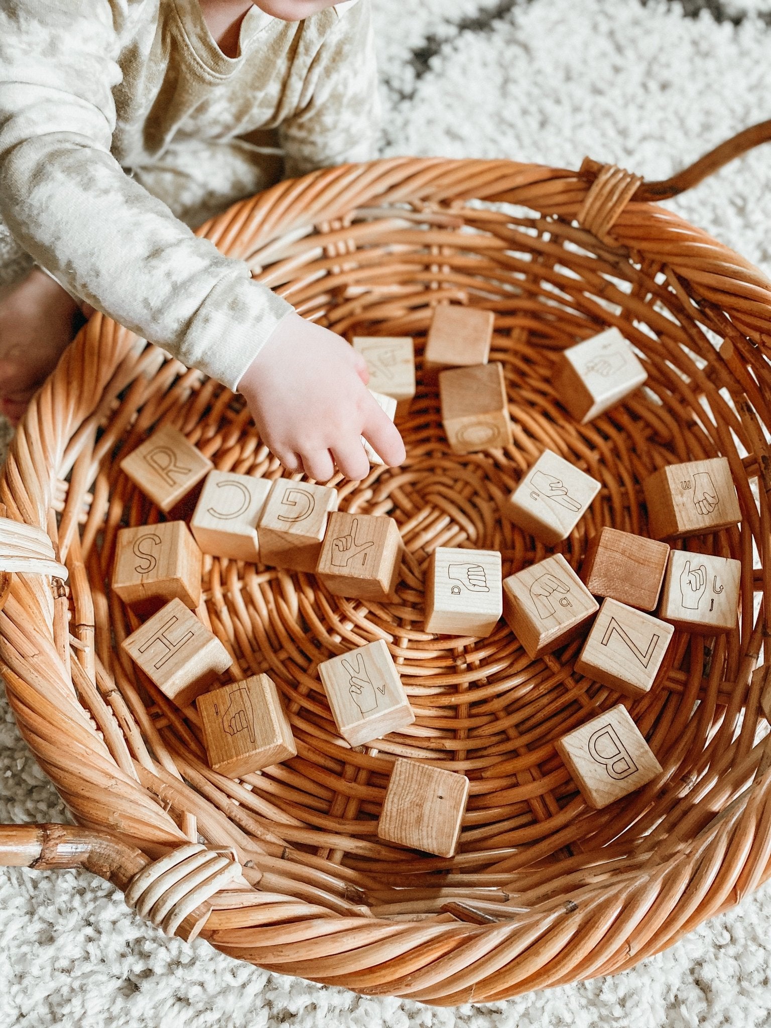 American Sign Language Blocks - Bannor-toys