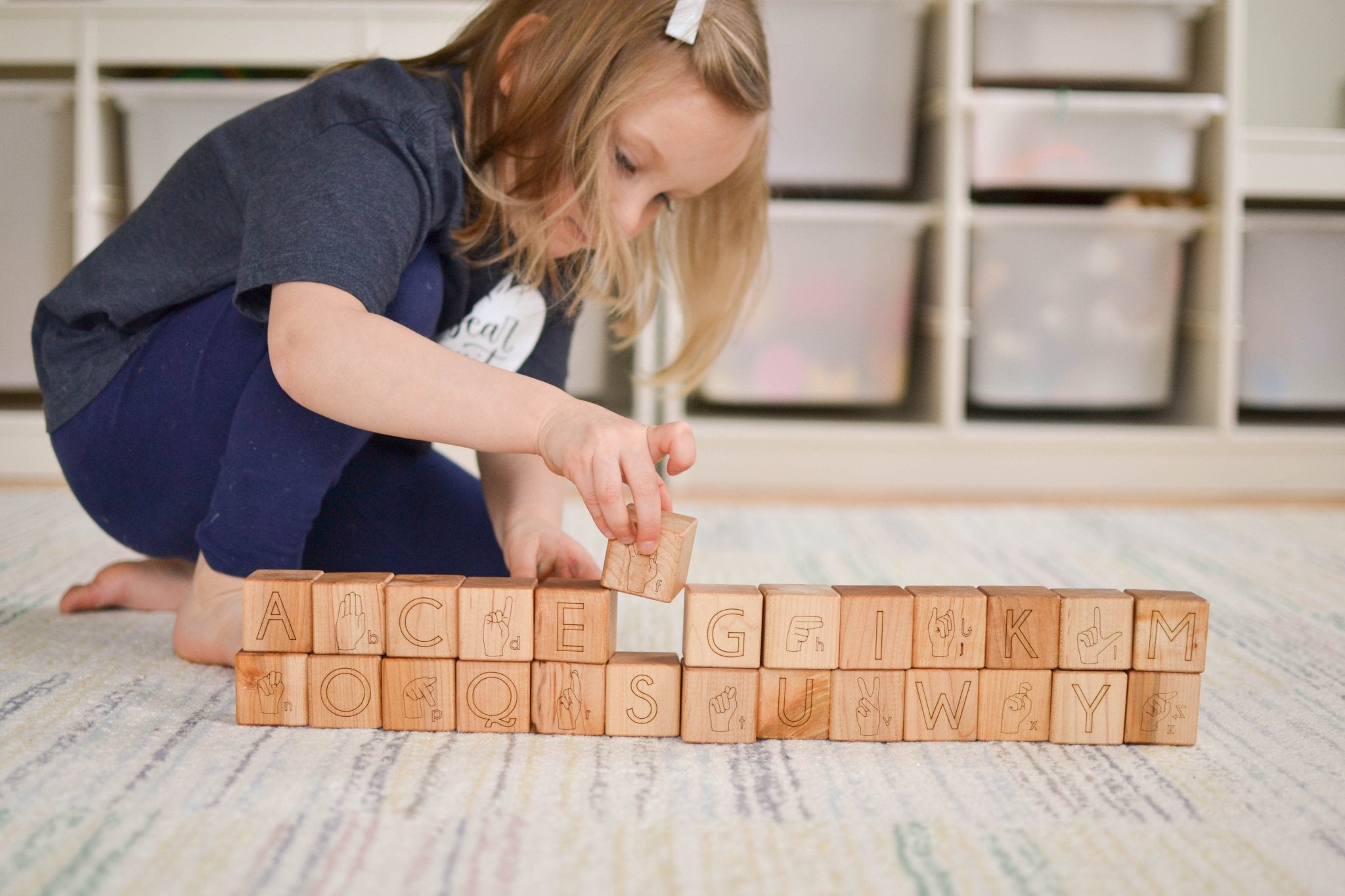 American Sign Language Blocks - Bannor-toys