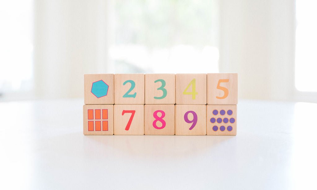 Bright Number + Counting Shape Blocks - Bannor-toys