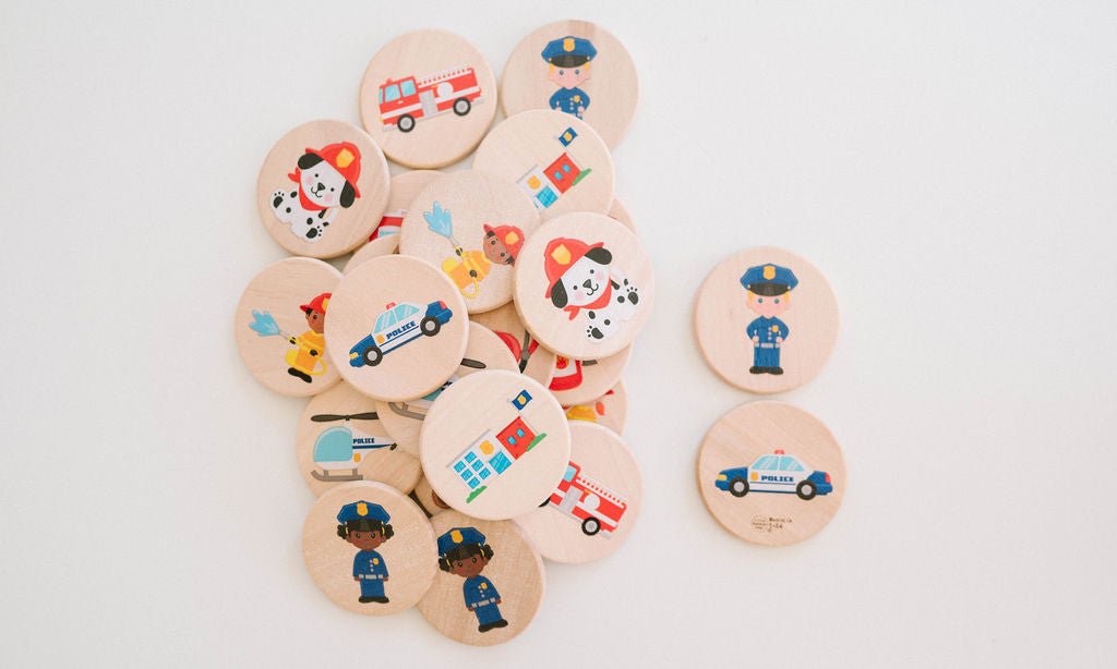 First Responders Matching Tiles - Bannor-toys