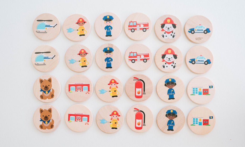 First Responders Matching Tiles - Bannor-toys