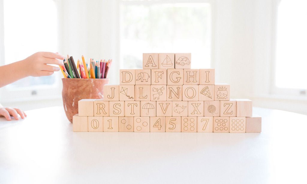 Maple ABC Block Set - Bannor-toys