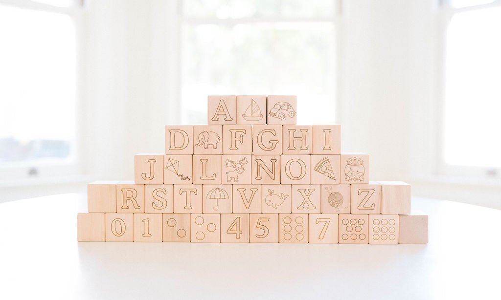 Maple ABC Block Set - Bannor-toys