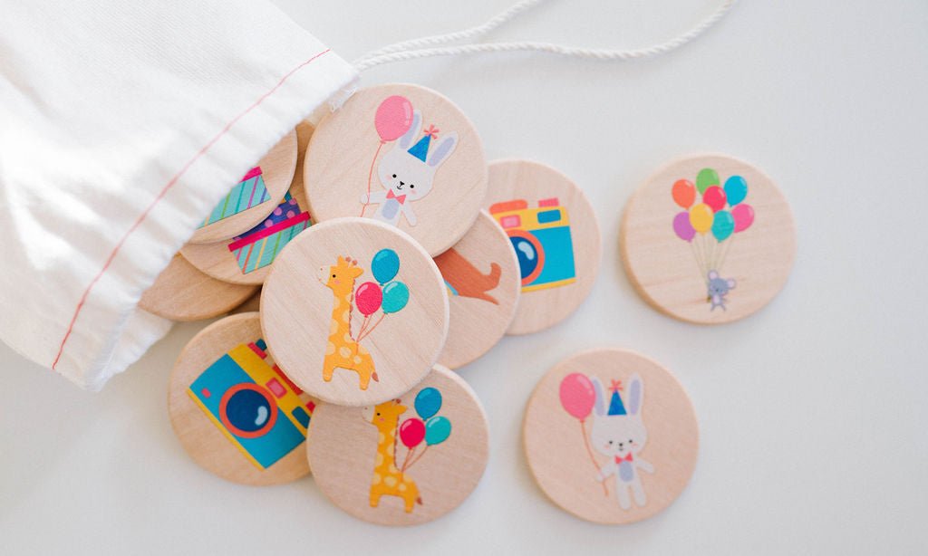 Party Pals Matching Tiles - Bannor-toys
