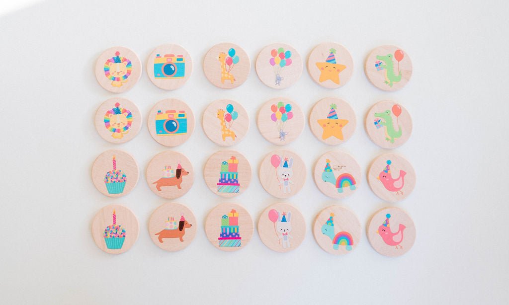 Party Pals Matching Tiles - Bannor-toys