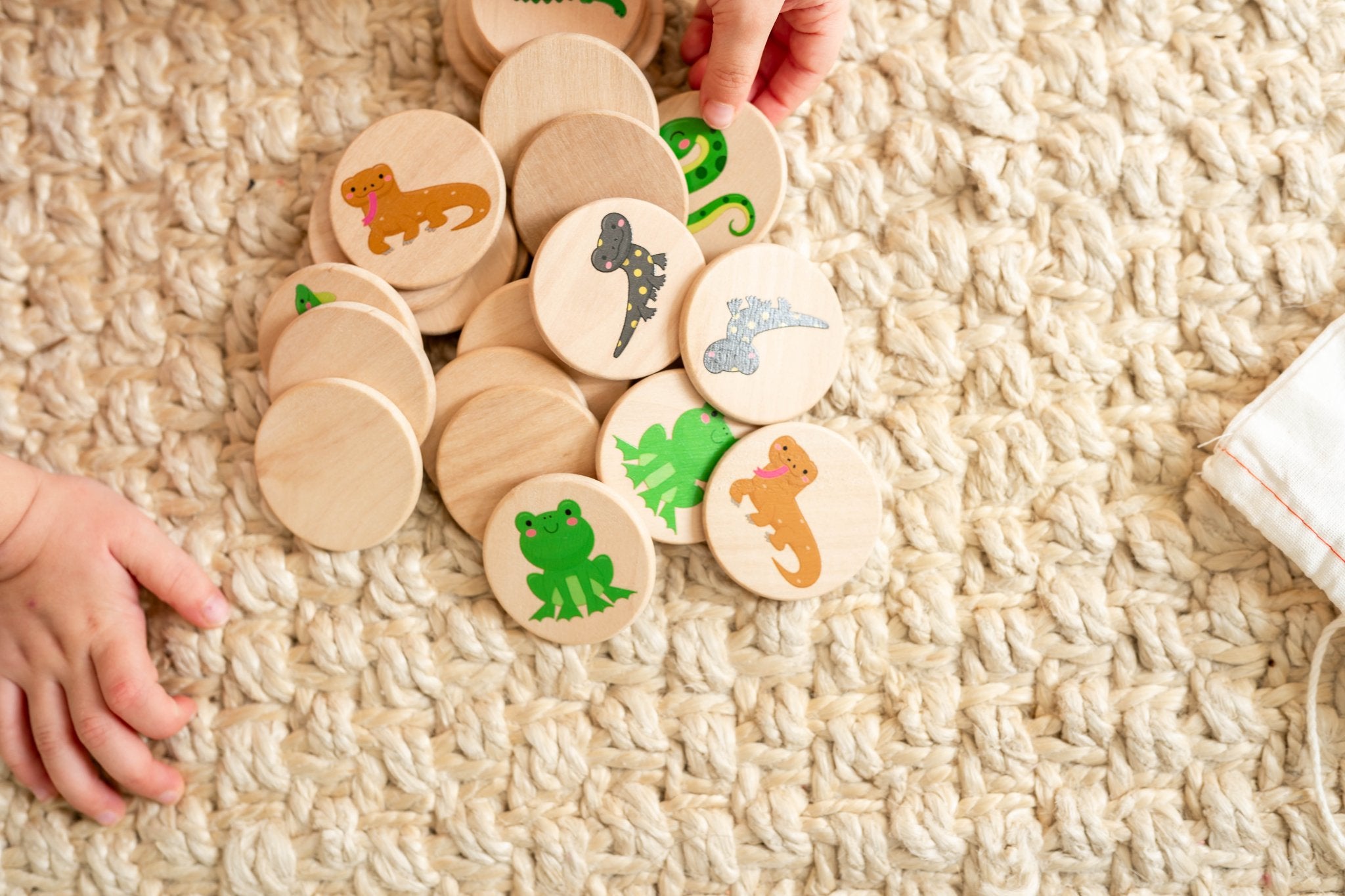 Reptiles Matching Tiles - Bannor-toys