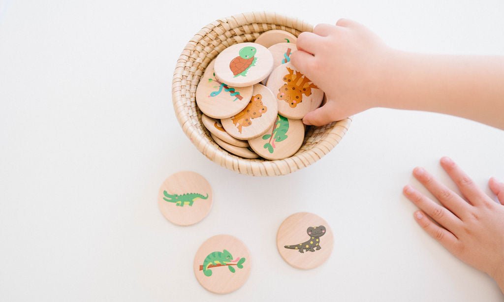 Reptiles Matching Tiles - Bannor-toys
