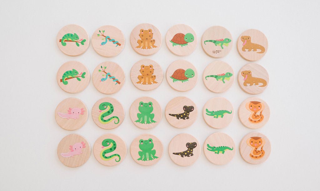 Reptiles Matching Tiles - Bannor-toys