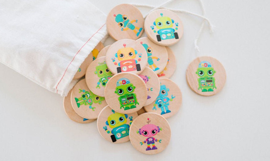 Robot Matching Tiles - Bannor-toys