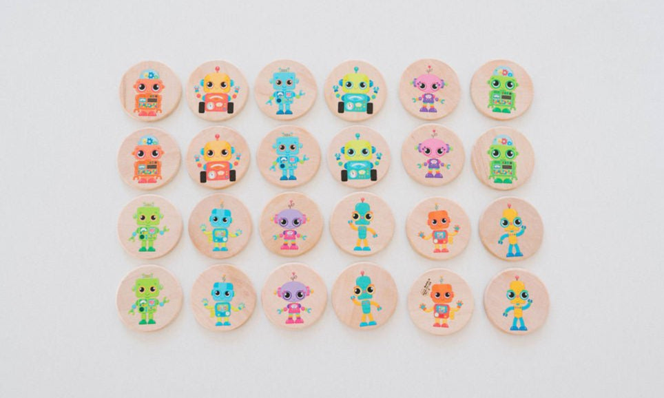 Robot Matching Tiles - Bannor-toys