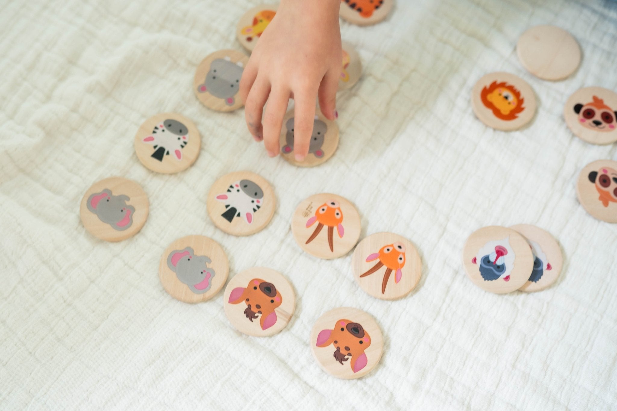 Safari Matching Tiles - Bannor-toys