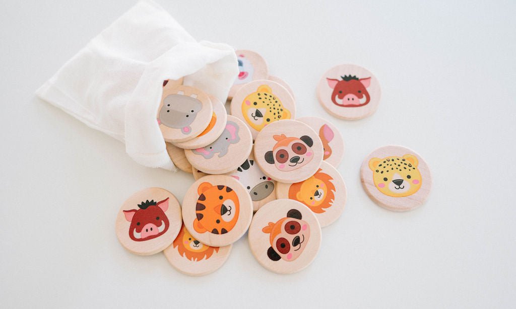 Safari Matching Tiles - Bannor-toys