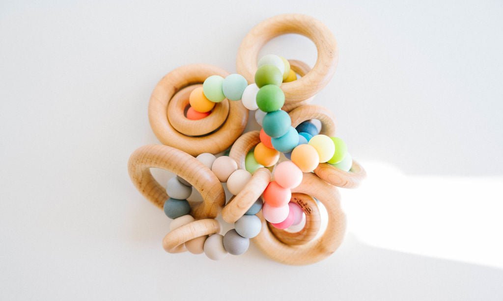 Saturn Ring Wooden Baby Teether - Bannor-toys