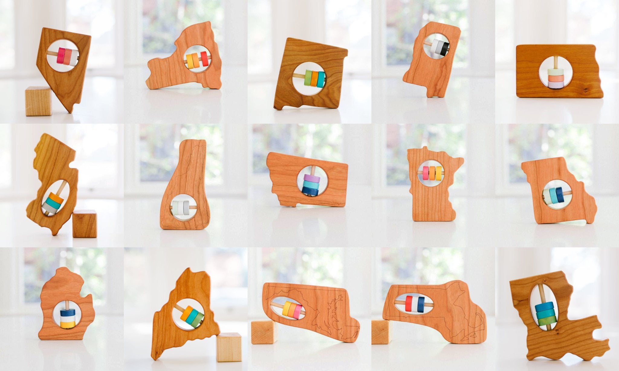 State Rattle Bundle - Bannor-toys