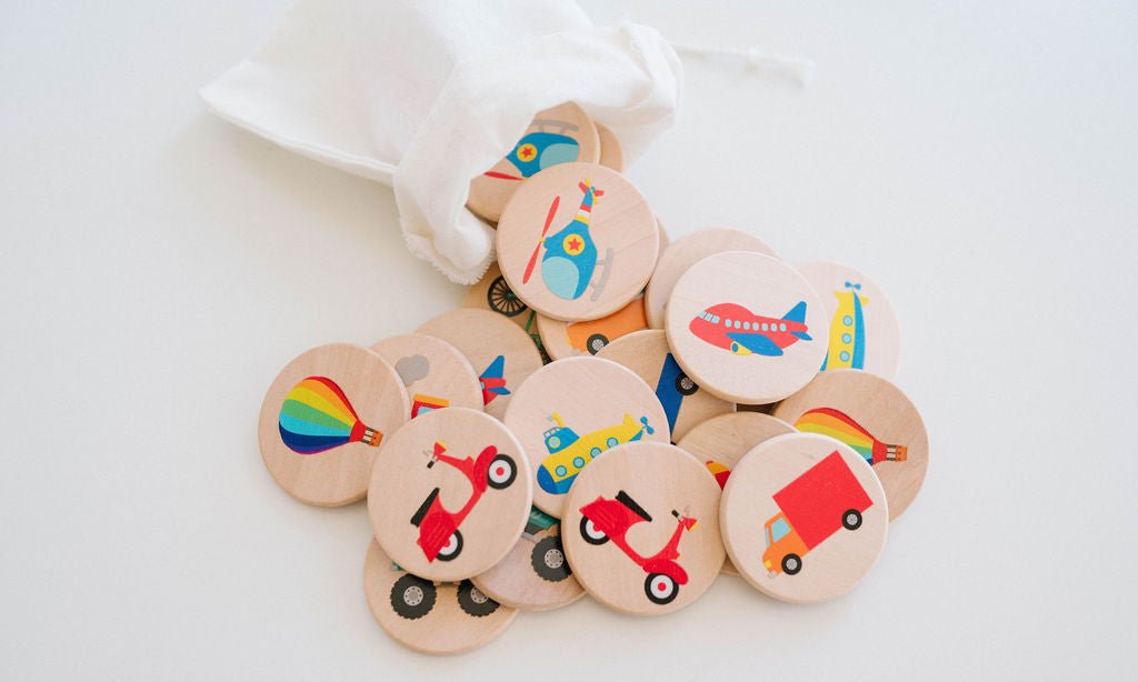 Transportation Matching Tiles - Bannor-toys