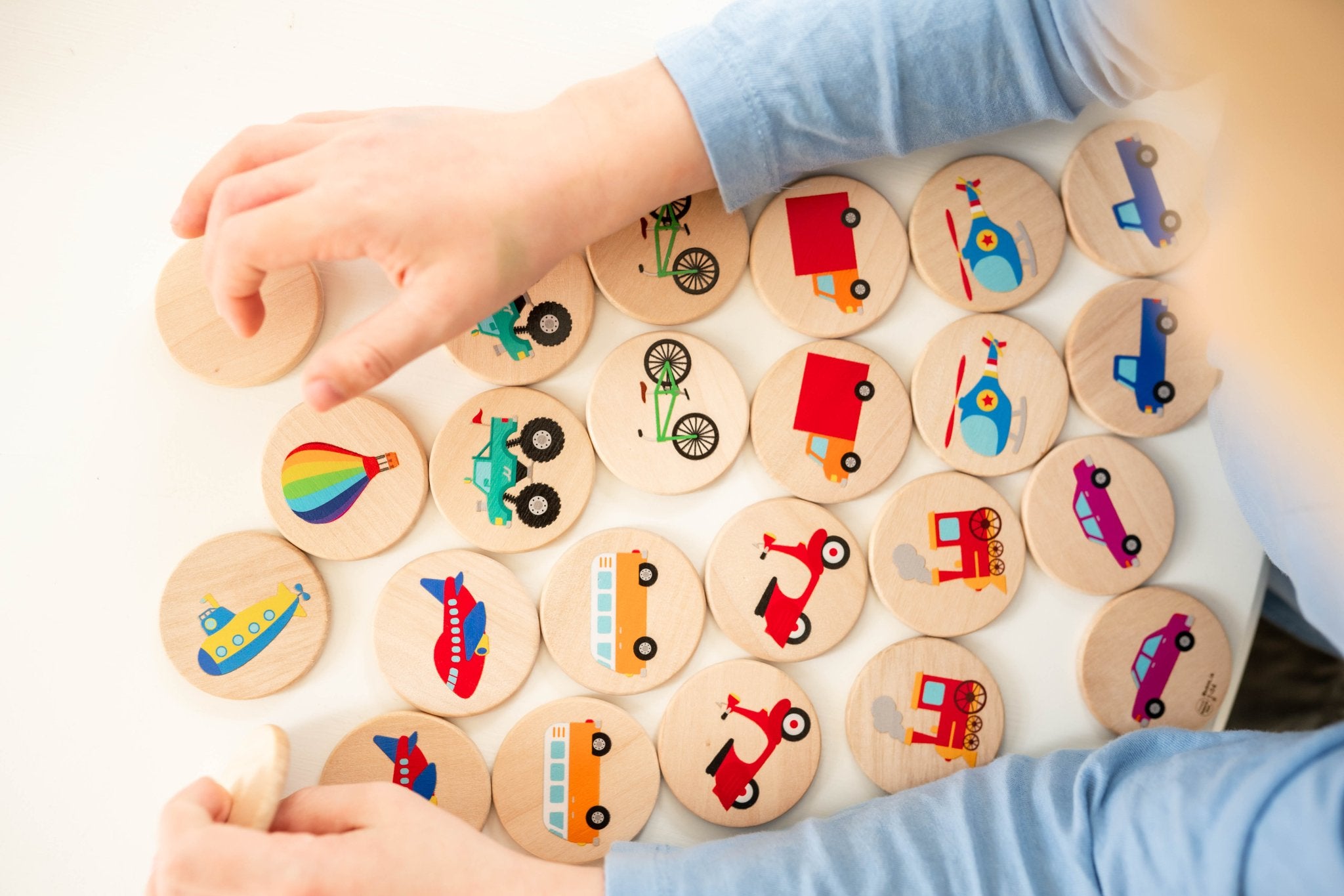 Transportation Matching Tiles - Bannor-toys