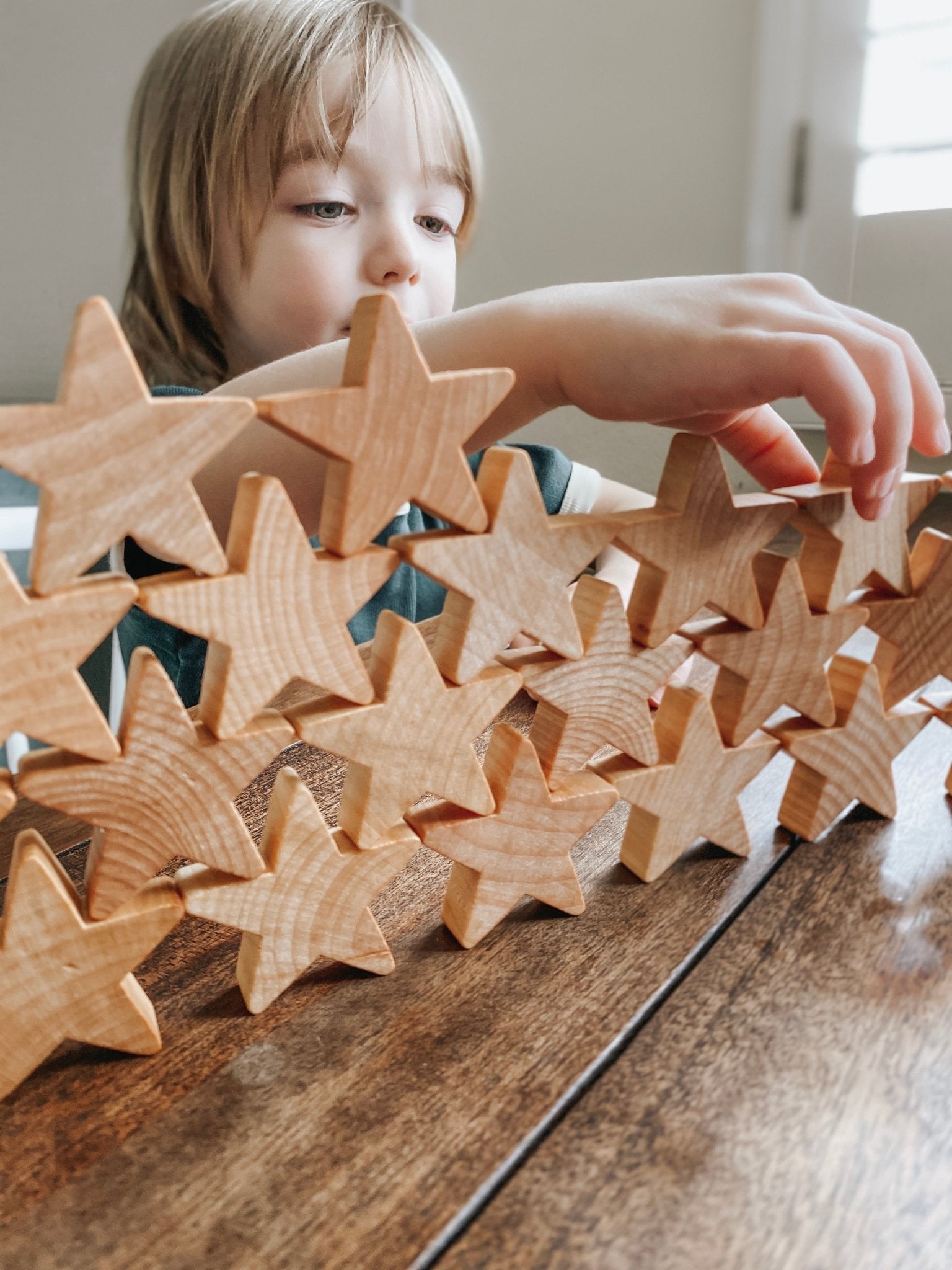 Wooden Counting Stars - Bannor-toys