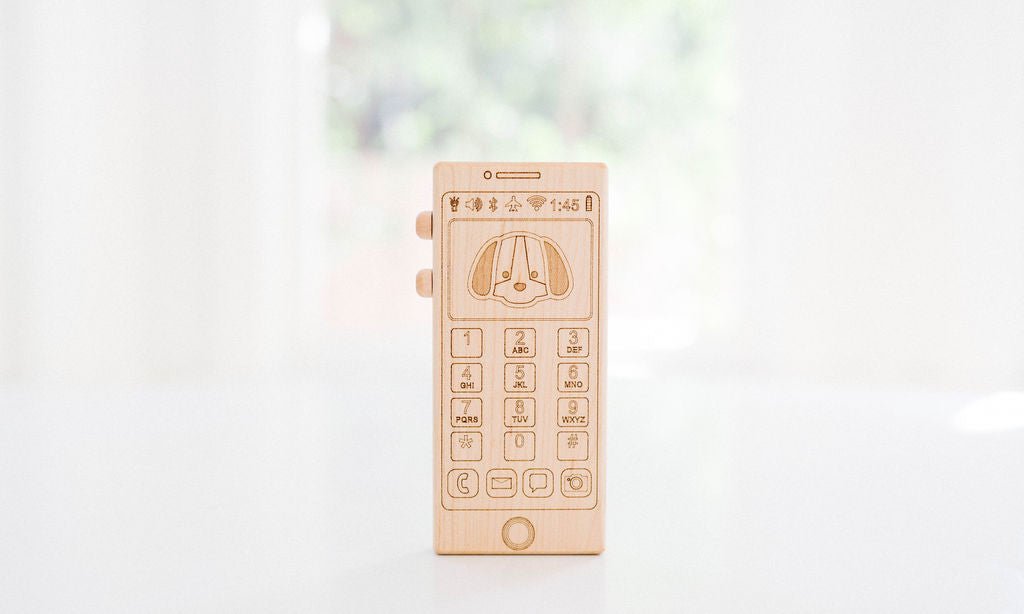 Wooden Toy Phone - Bannor-toys