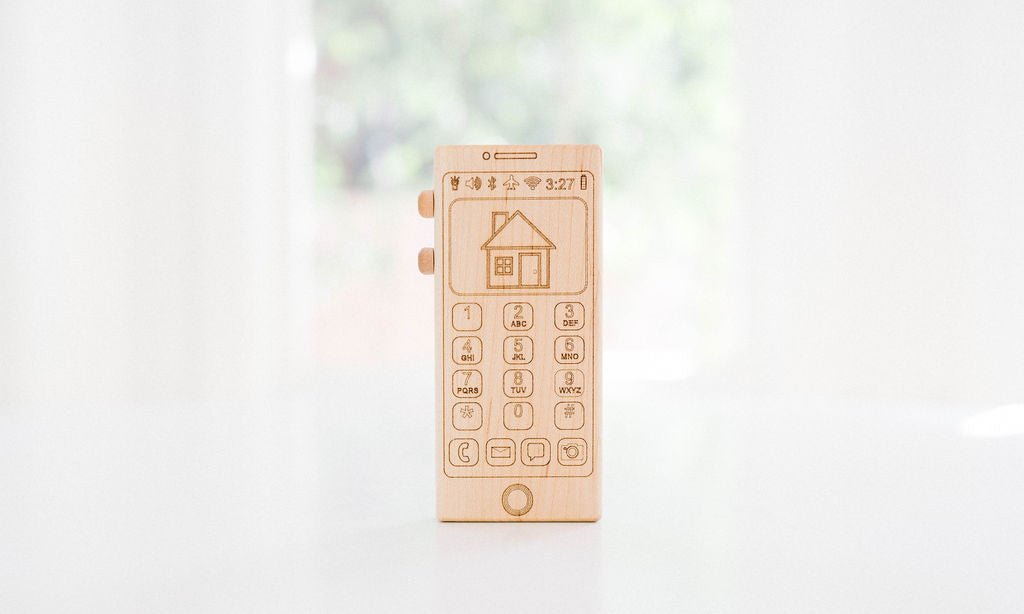 Wooden Toy Phone - Bannor-toys