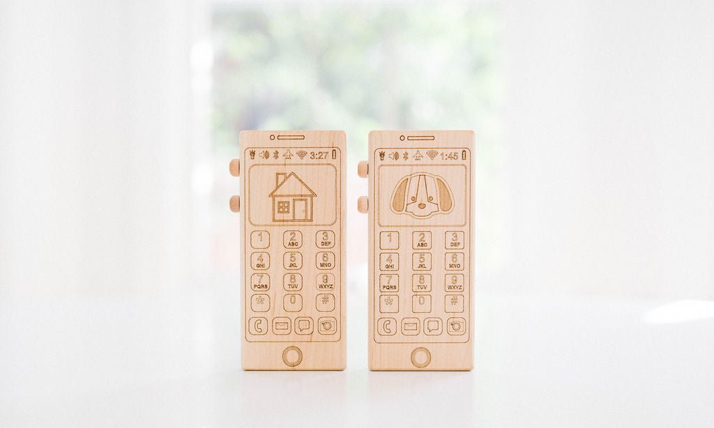 Wooden Toy Phone - Bannor-toys
