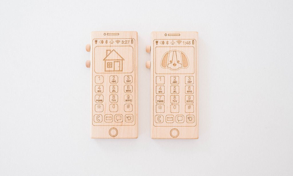Wooden Toy Phone - Bannor-toys