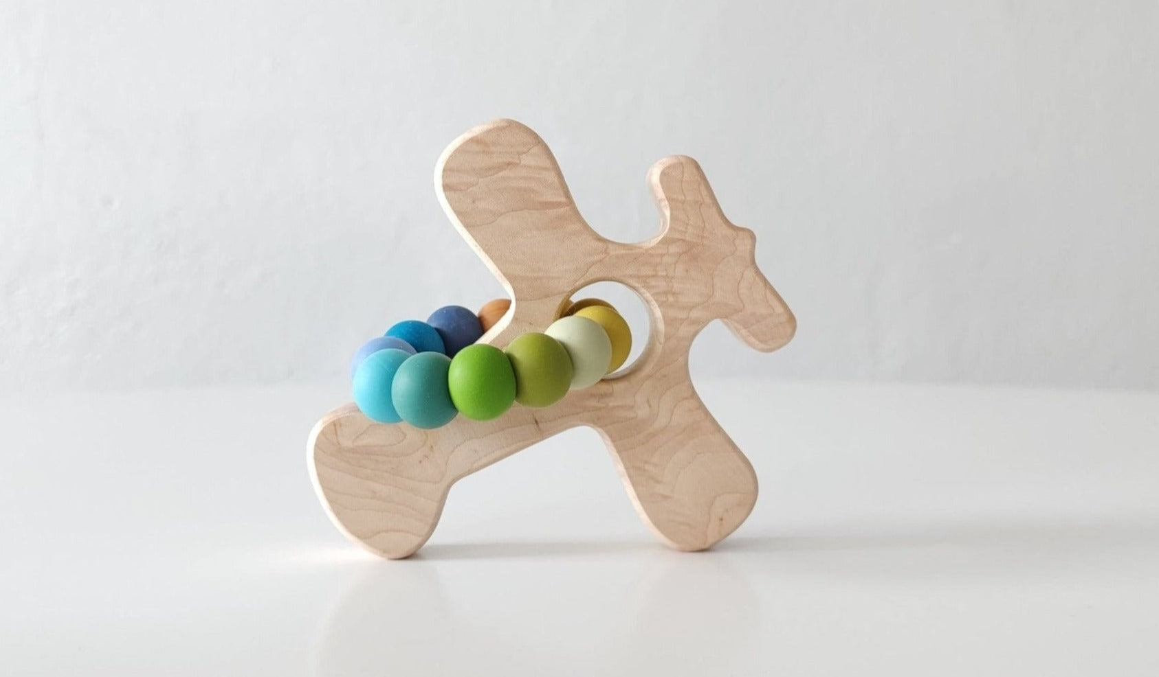 Airplane Wood Grasping Toy - Bannor-toys