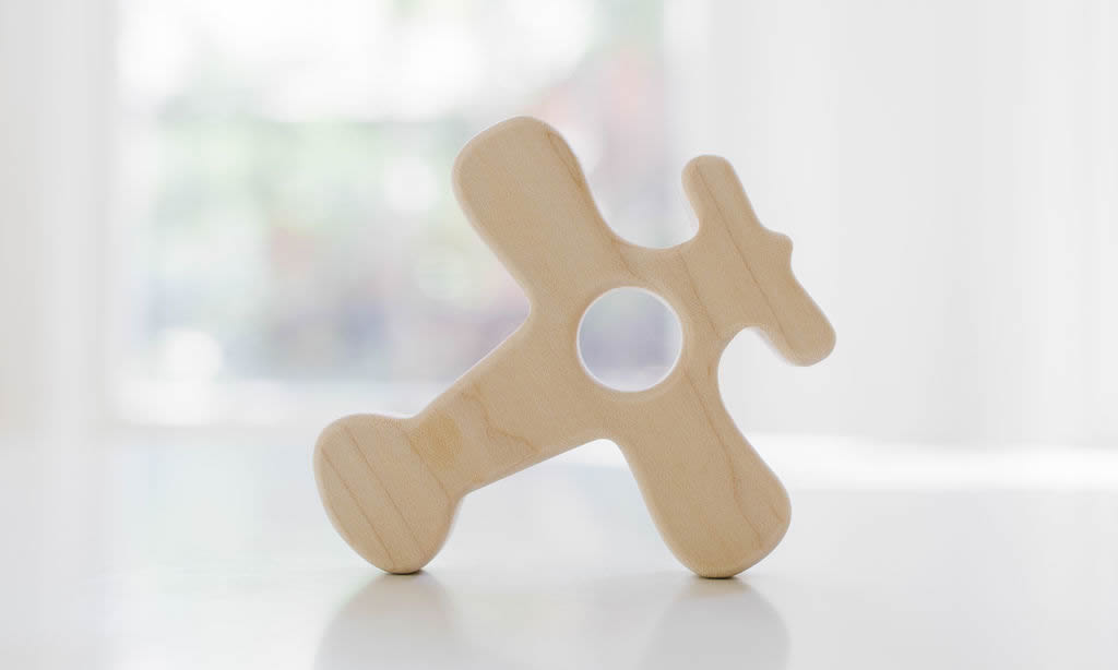 Airplane Wood Grasping Toy - Bannor-toys