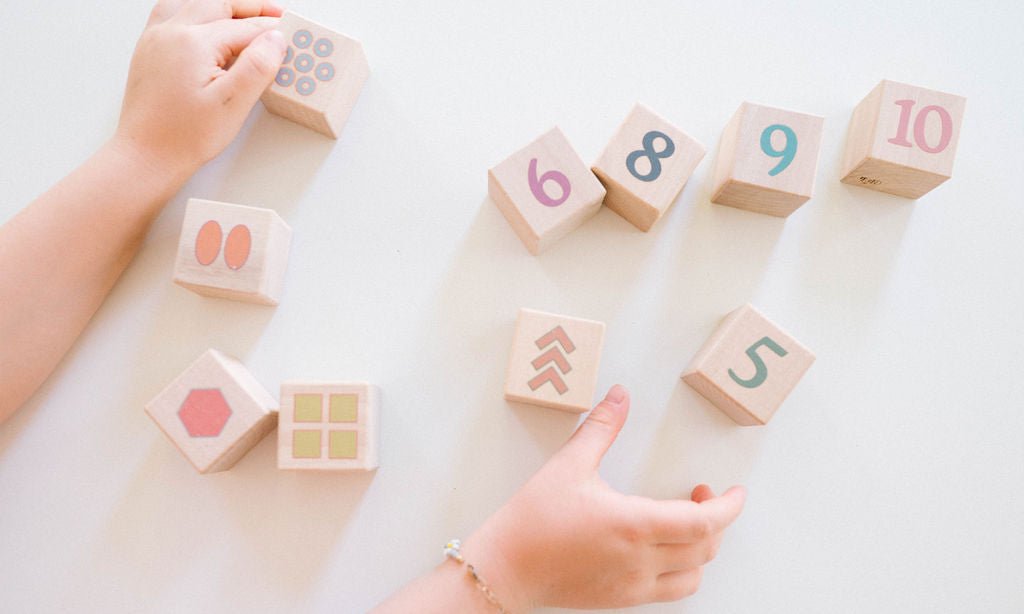 Boho Number + Counting Shape Blocks - Bannor-toys