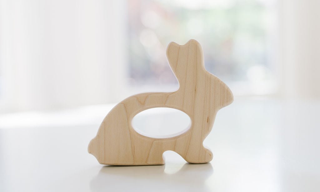 Bunny Wooden Grasping Toy - Bannor-toys