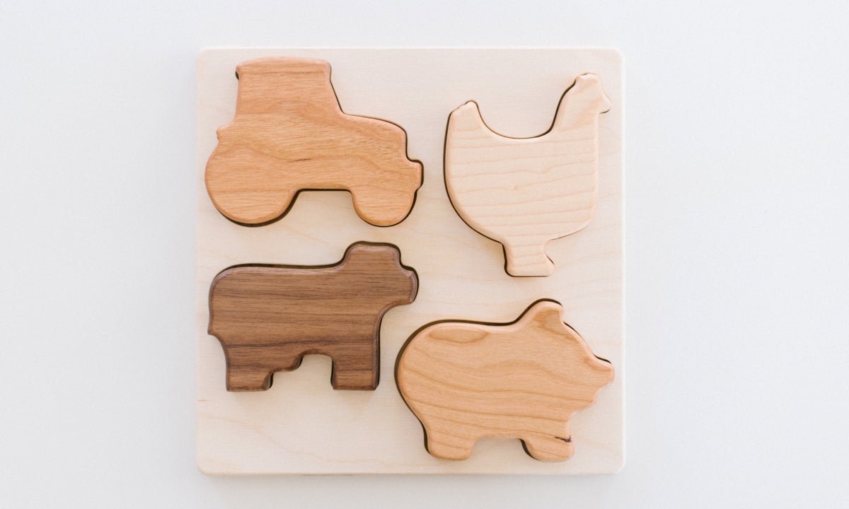 Chunky Farm Puzzle - Bannor-toys