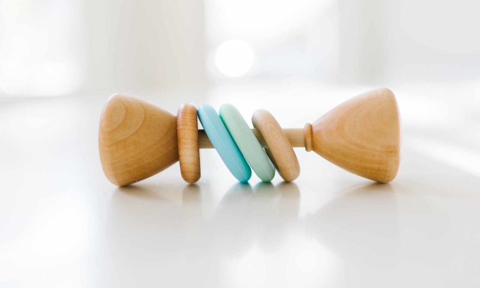 Color Block Classic Baby Rattle - Bannor-toys