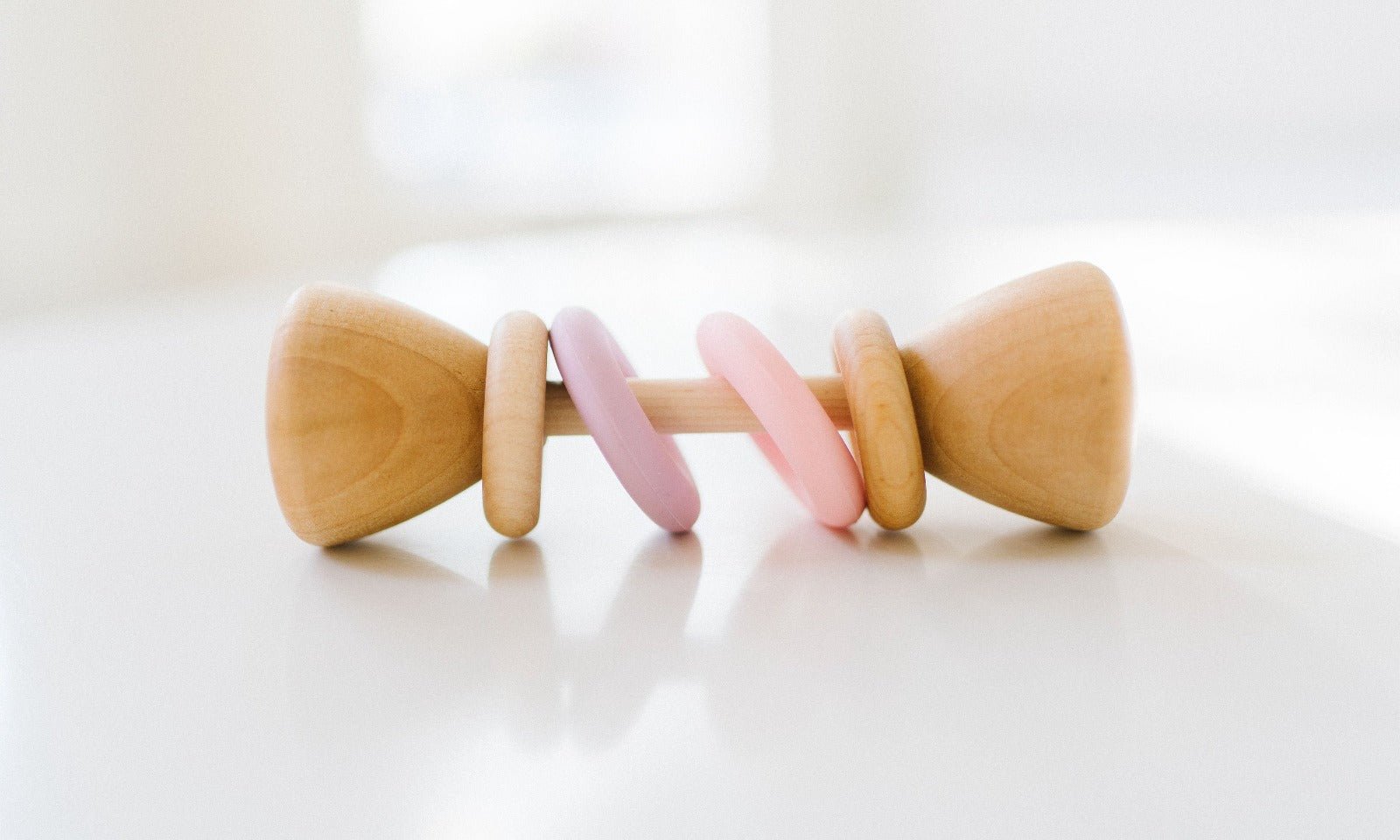 Color Block Classic Baby Rattle - Bannor-toys