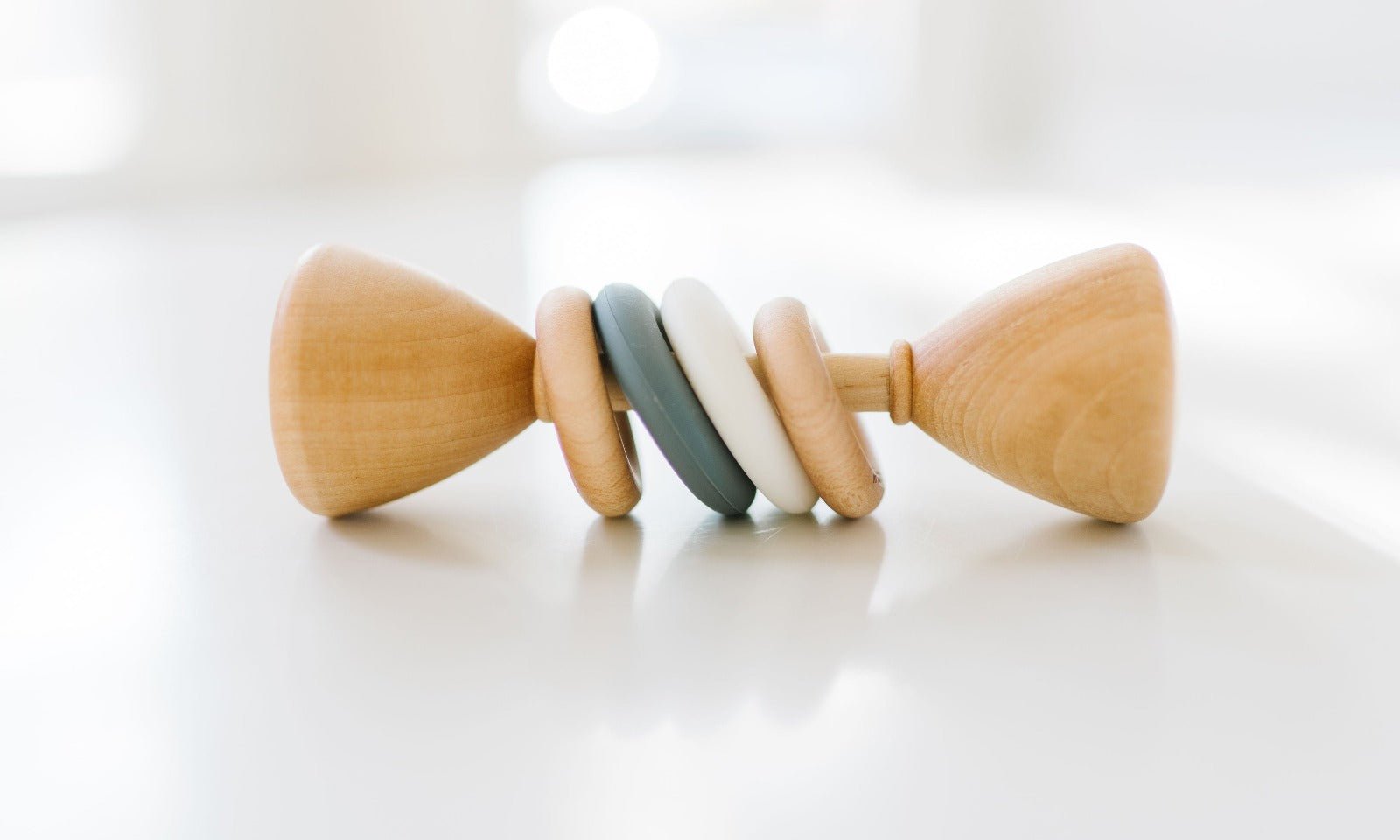 Color Block Classic Baby Rattle - Bannor-toys