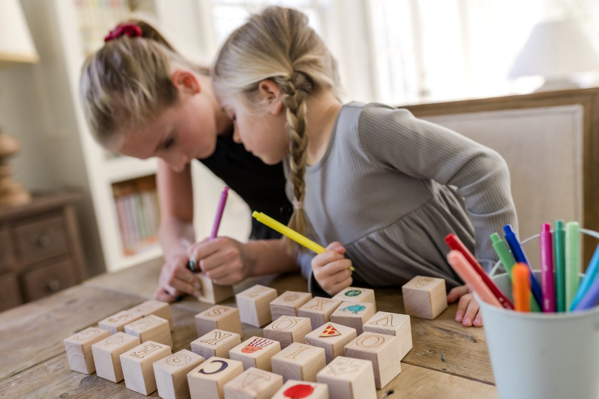 Color Your Own ABC Block Set - Bannor-toys