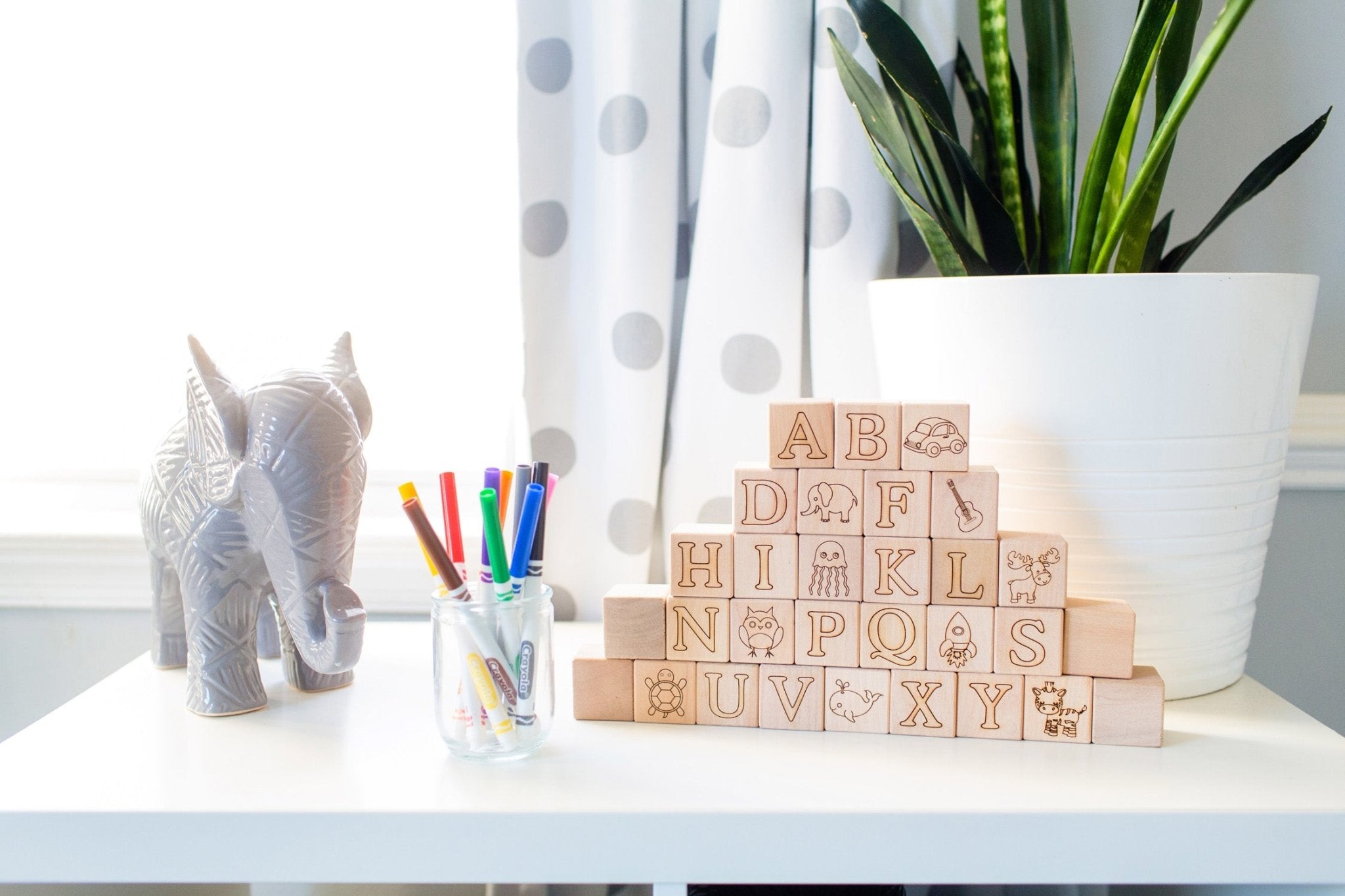 Color Your Own ABC Block Set - Bannor-toys