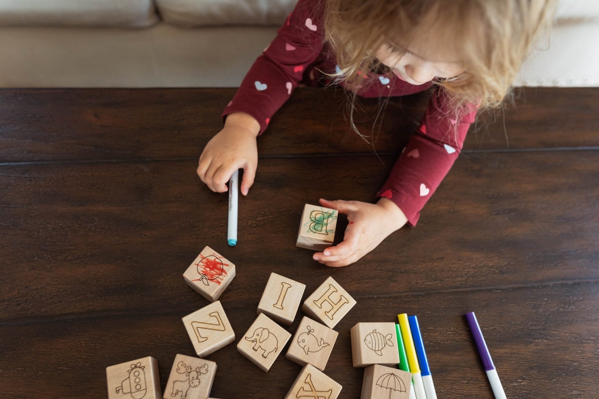 Color Your Own ABC Block Set - Bannor-toys