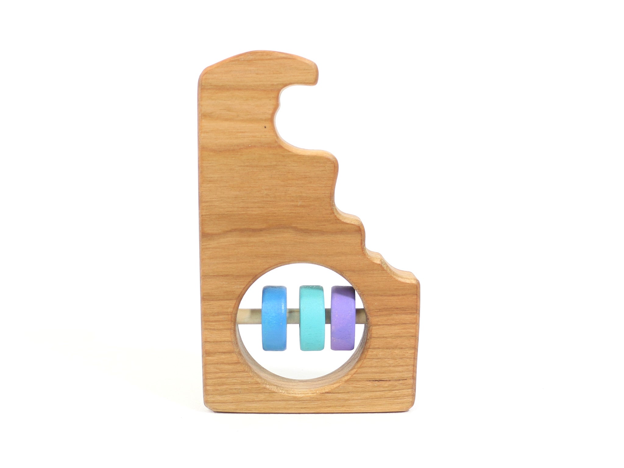 Delaware State Wooden Baby Rattle™ - Bannor-toys