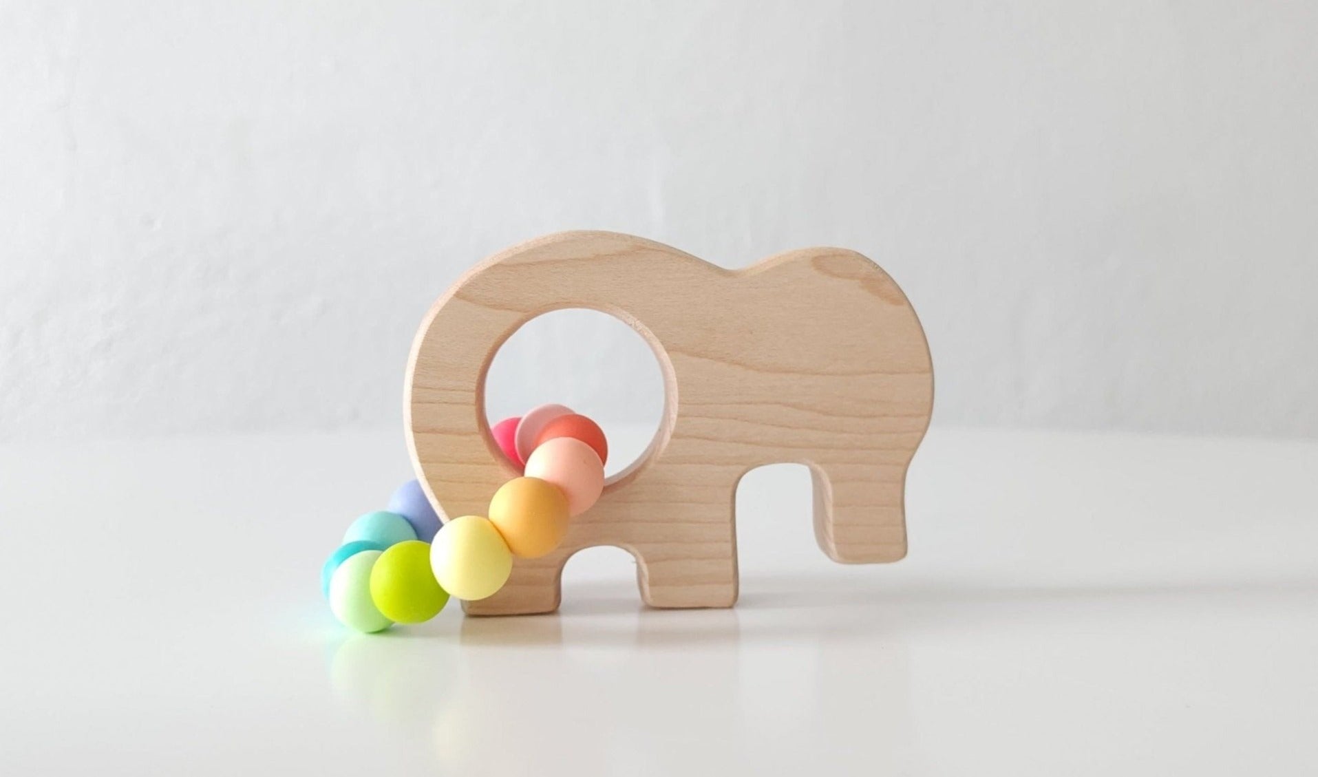Elephant Wooden Grasping Toy - Bannor-toys