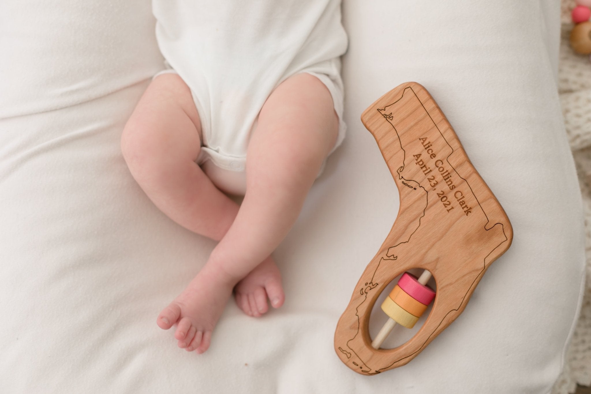 Florida State Wooden Baby Rattle™ - Bannor-toys