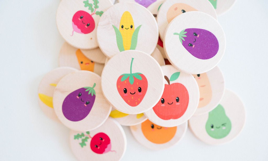 Happy Farmer's Market Matching Tiles - Bannor-toys