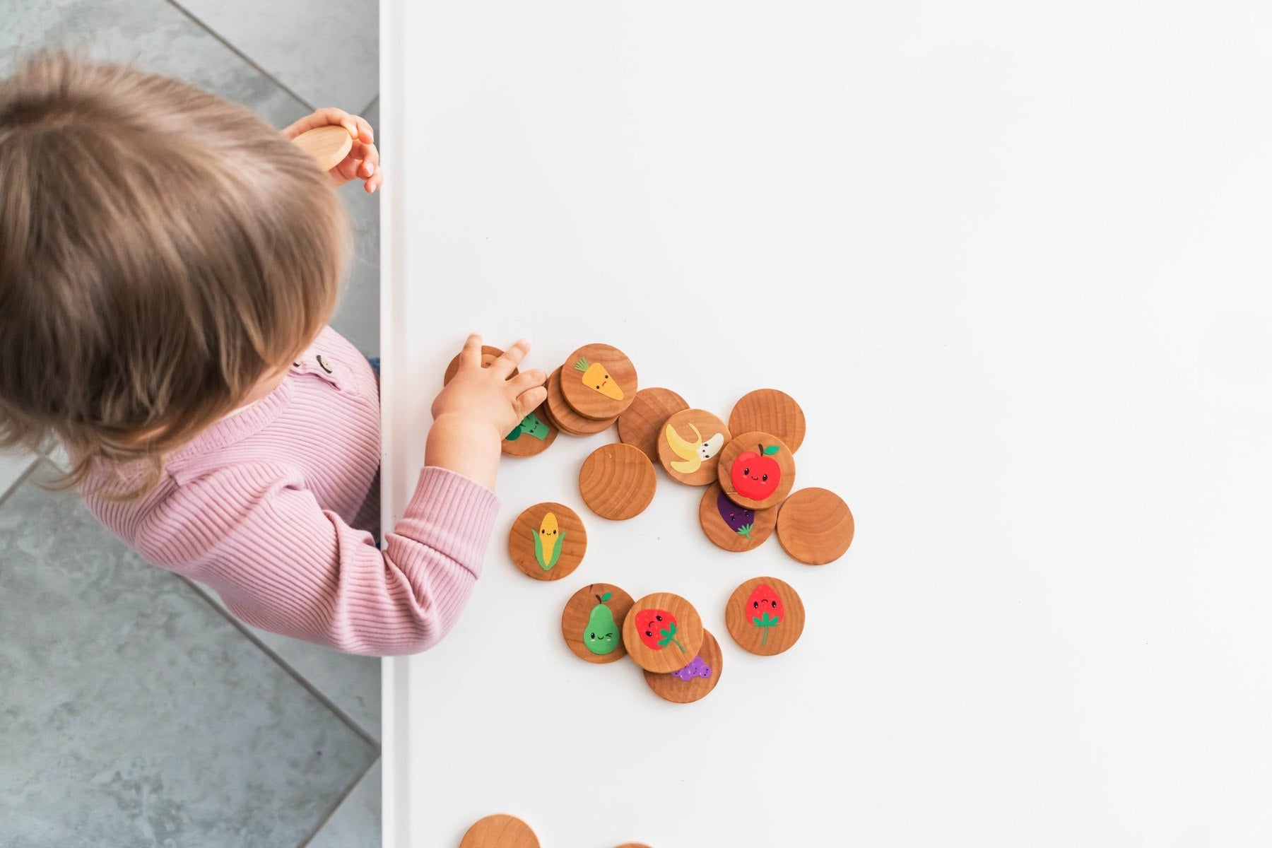 Happy Farmer's Market Matching Tiles - Bannor-toys