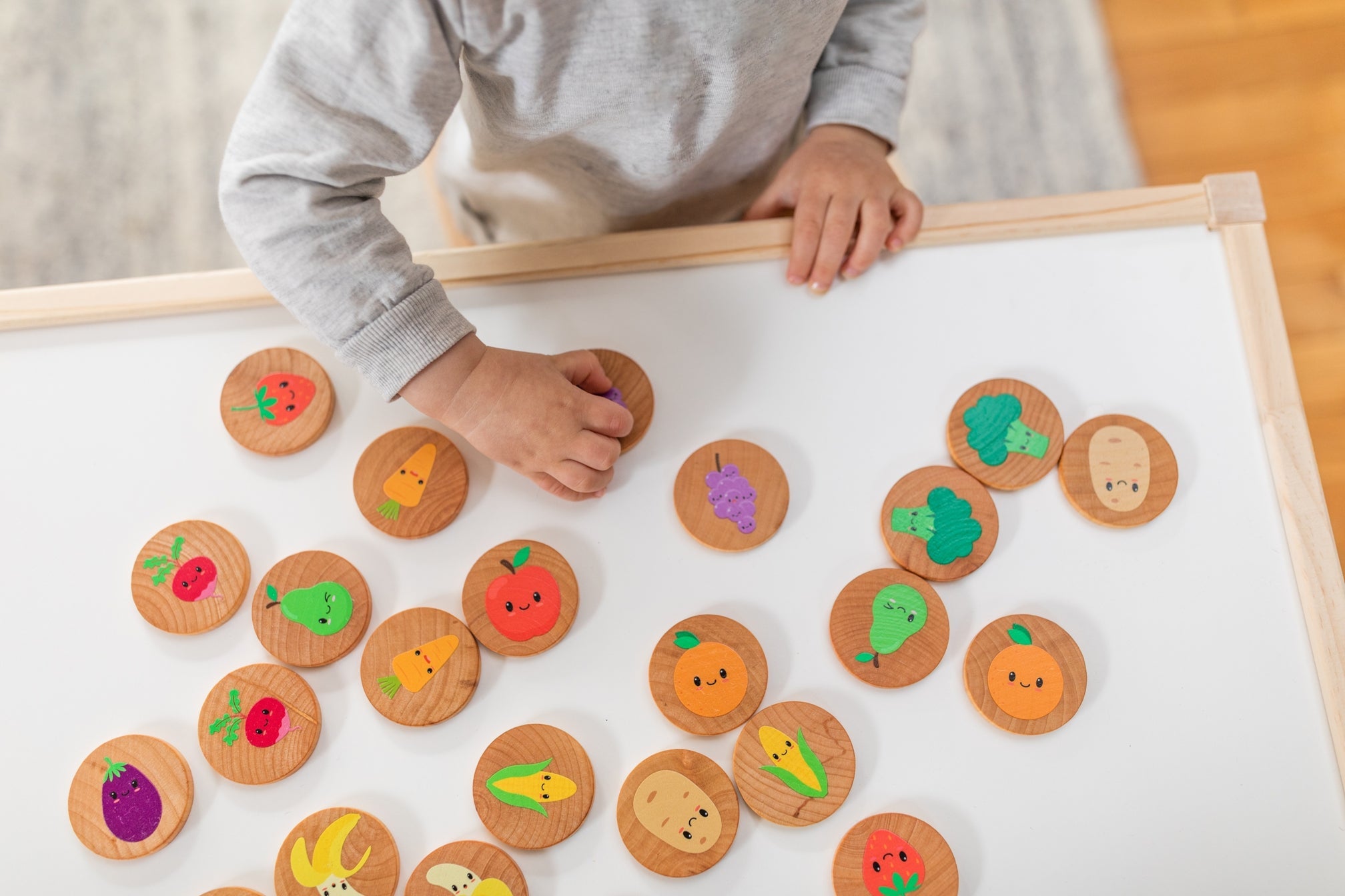 Happy Farmer's Market Matching Tiles - Bannor-toys