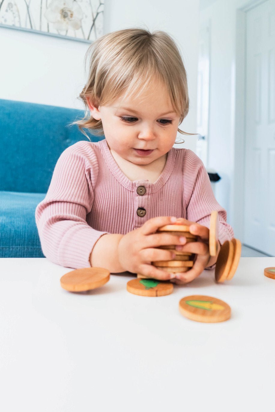 Happy Farmer's Market Matching Tiles - Bannor-toys
