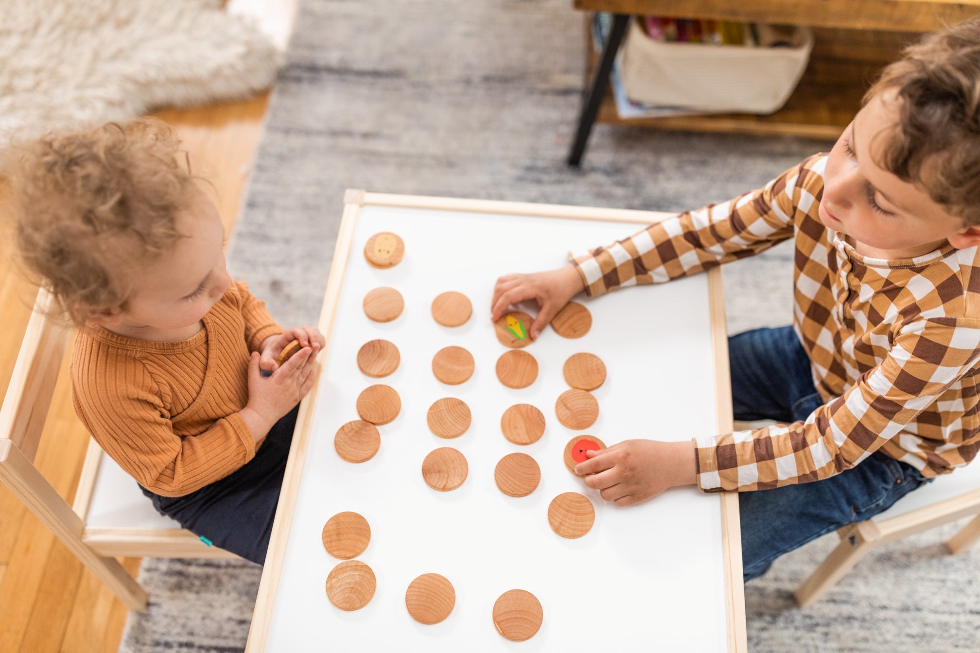 Happy Farmer's Market Matching Tiles - Bannor-toys