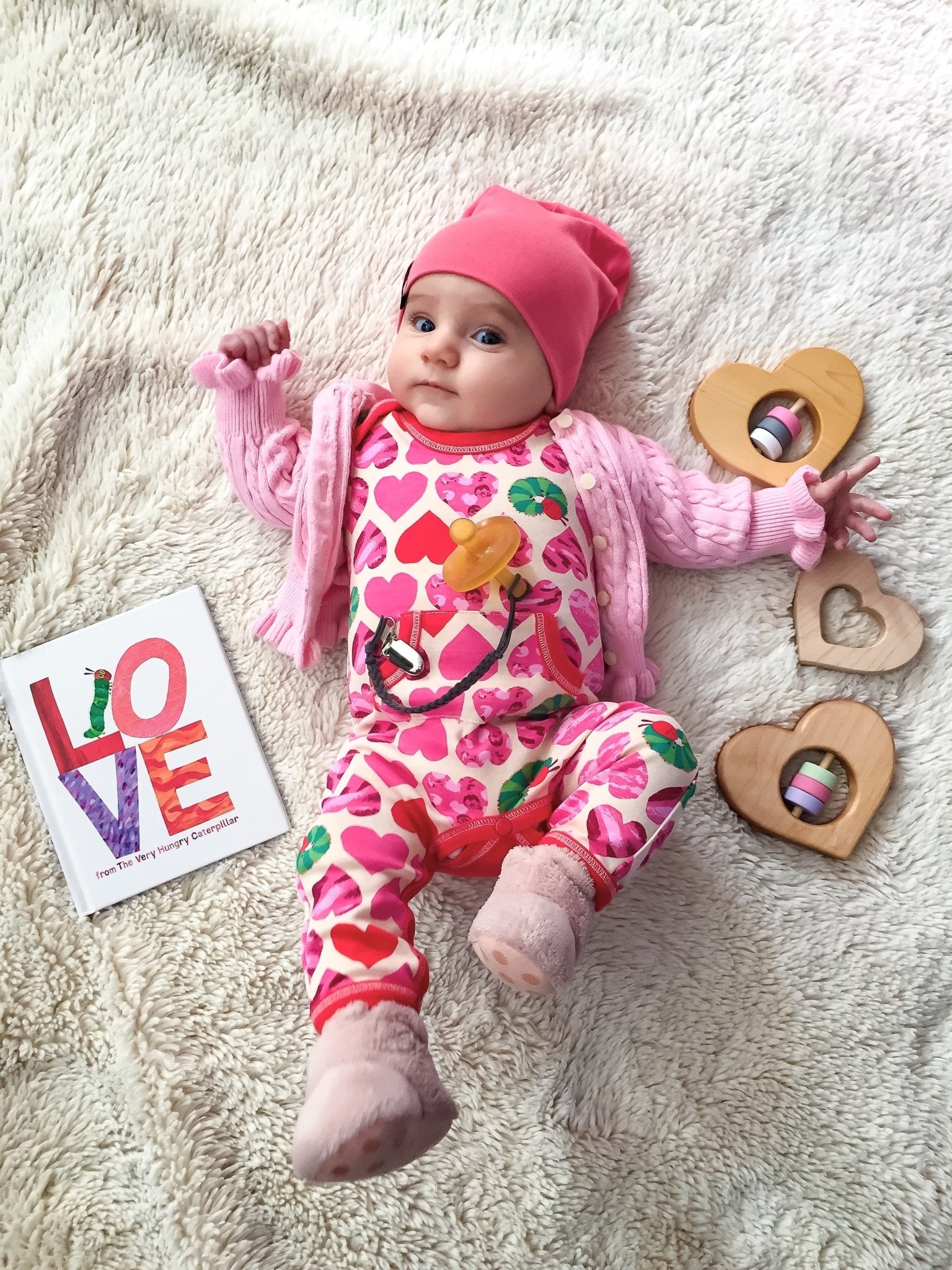Heart Wooden Baby Grasping Toy - Bannor-toys