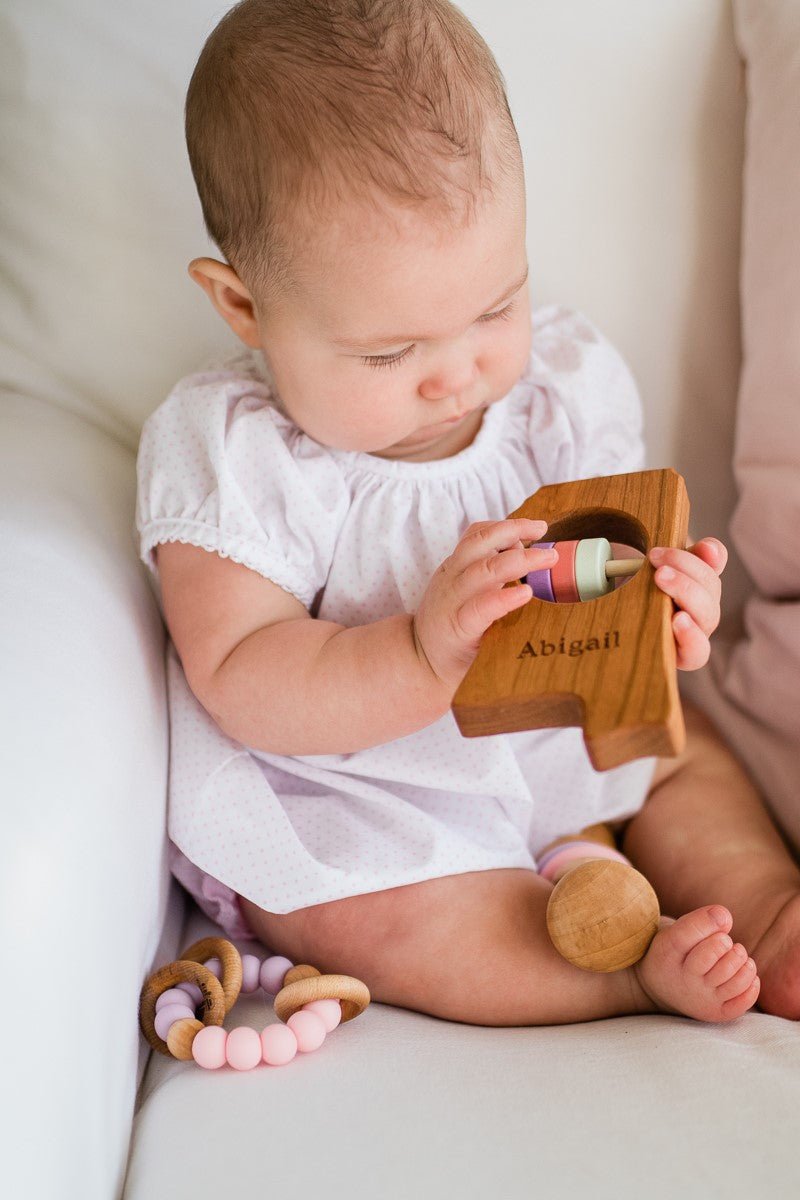 Mississippi Wooden Baby Rattle™ - Rattles - Bannor-toys