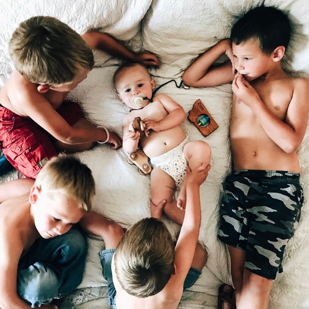 Montana State Wooden Baby Rattle™ - Bannor-toys