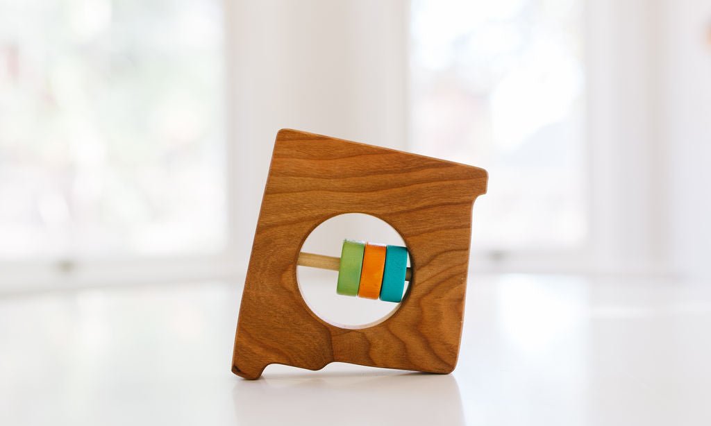 New Mexico State Wooden Baby Rattle™ - Bannor-toys