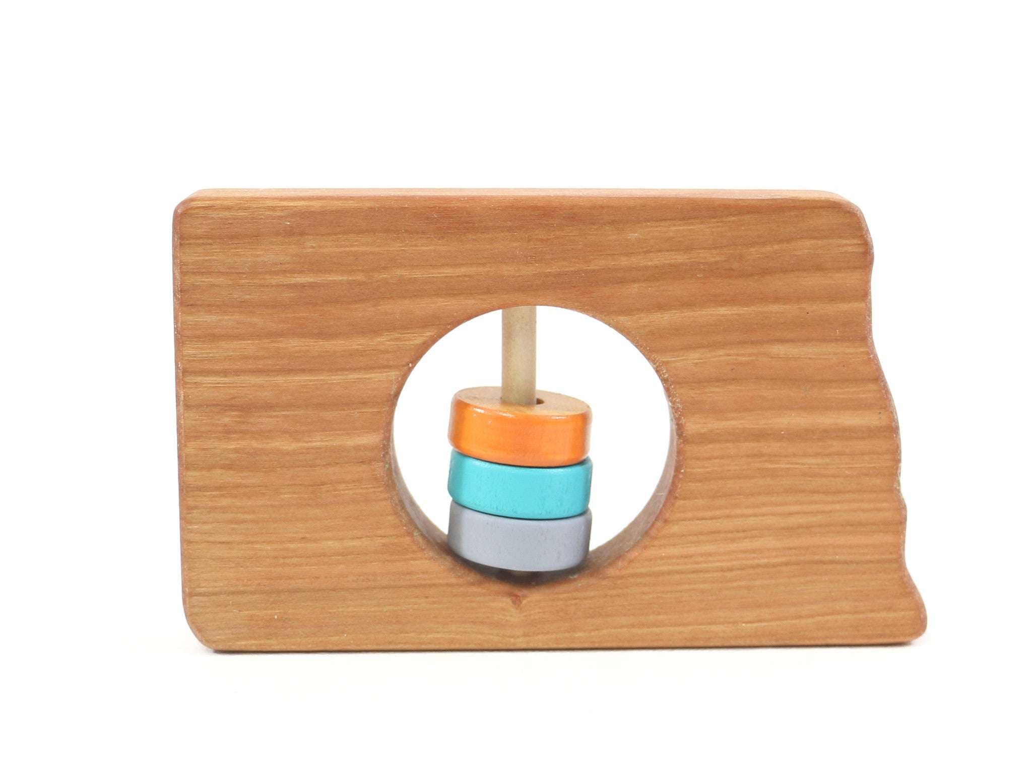 North Dakota State Wooden Baby Rattle™ - Bannor-toys